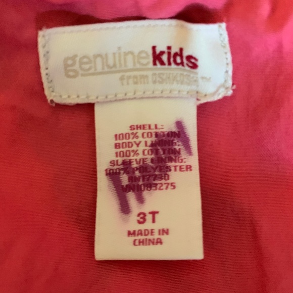 OshKosh B'gosh Girl's Floral Jacket - Picture 4 of 4